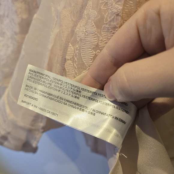 Keepsake Sundream Blush Lace Dress Size Medium - Picture 11 of 14